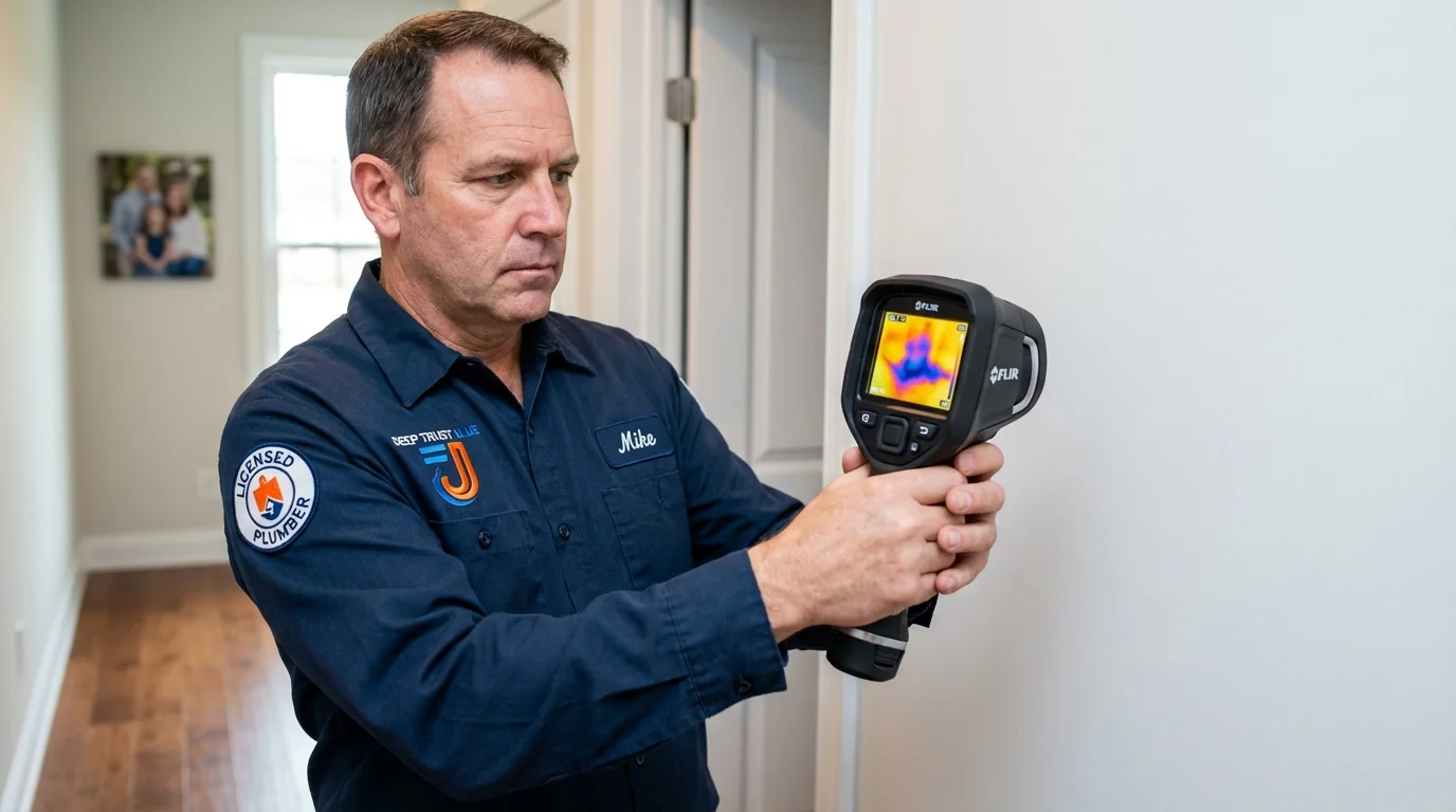 Thermal imaging leak detection by Johns Plumbing LLC in Pinson